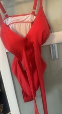 Cupshe Women's Red One-Piece Bathing Suit Size M