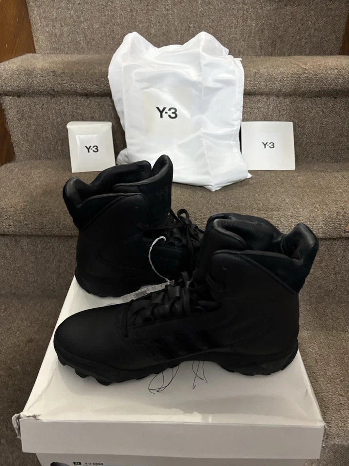 Y-3 GSG9 BLACK Size 10 1/2 US Brand New with Box - Image 3 of 4