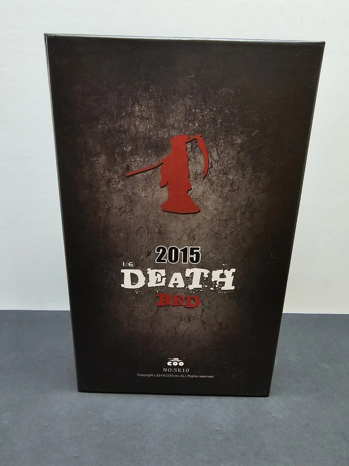 NUEVO Coomodel Sk10 Escala 1/6 2015 Rojo Muerte Esqueleto Humano ALEACIÓN DIECAST FIGURA RARA Foto 4 de 4