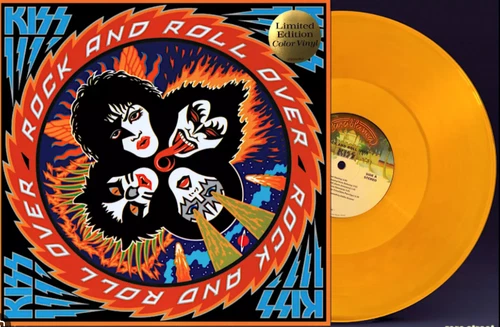 KISS Rock And Roll Over LP on ORANGE VINYL New SEALED Official Record