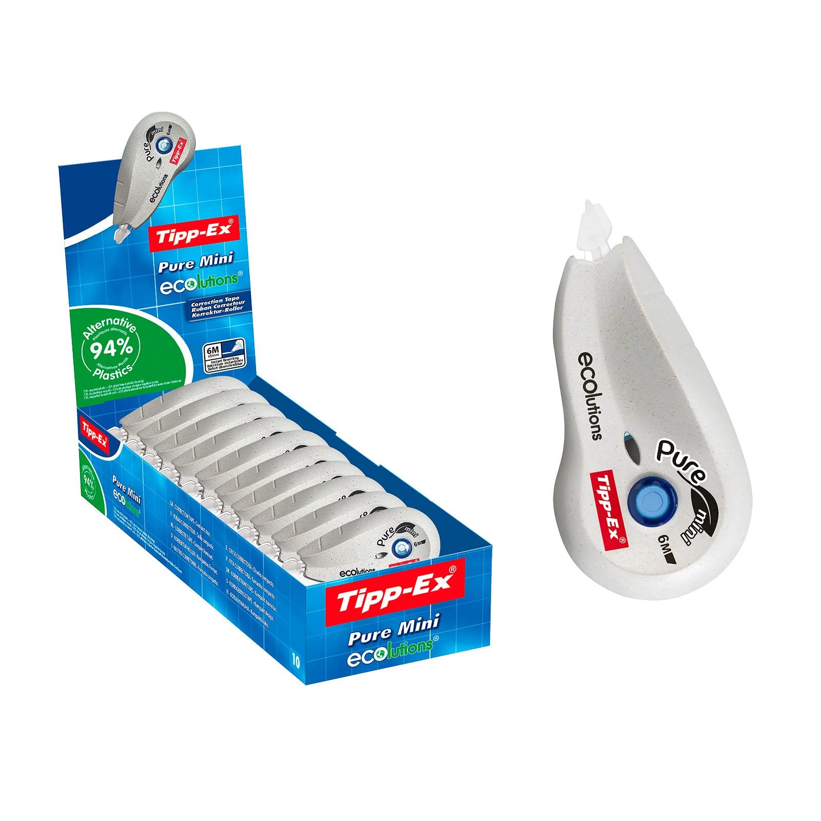 Tipp-Ex 918466 Pure ECO Mini Tape (Pack of 10)