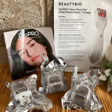 BeautyBio GloPRO Microneedle Rejuvenation Face MicroTip Attchment Heads 3 NEW
