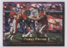 1993 Pro Set Power Power Combos Prizm Karl Mecklenburg Michael Brooks #8 0ij6