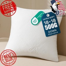 Phantoscope 18x18 Throw Pillow Inserts, Ultra-Soft Air Layer Pillow 1 Pack ...