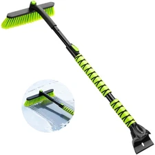 Wkocta 44 Ice Scraper and Snow Brush for Car Windshield, Extendable Snow Brus...