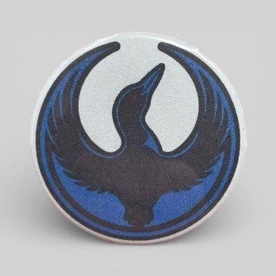 Minnesota MN Rebel Loon Pin Button Anti ICE Resistance Protest Handmade 1.25 