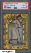 2024 Topps Chrome Disney Sapphire Gold #128 Alfredo Linguini /50 PSA 10 GEM MINT