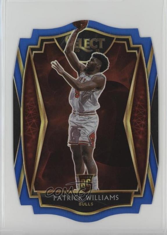 2020 Panini Select Premier Level Blue Prizm Die-Cut /249 Patrick Williams 0f1v