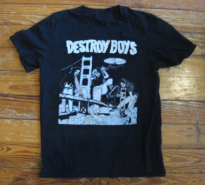 Vintage Destroy Boy Band T-shirt Size S to 5XL NZL173 FREE SHIPPING
