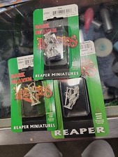 Lot Of 3 PLAYER CHARACTERS Reaper Dark Heaven Legends Metal NEW SEALED Minis