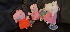 Bundle of 3 x Peppa Pig Keyrings Made by TY. Brand New With Tags