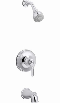 Kohler Sterling Ludington TS27375-4G Tub Shower Faucet Trim Kit Polished Chrome