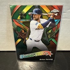 2025 Topps Chrome Logofractor - Future Stars Brice Turang #FS-17 Brewers