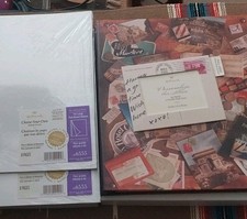Hallmark Vacation Collage Photo Album/Scrapbook PLUS 8 Extra Pages New