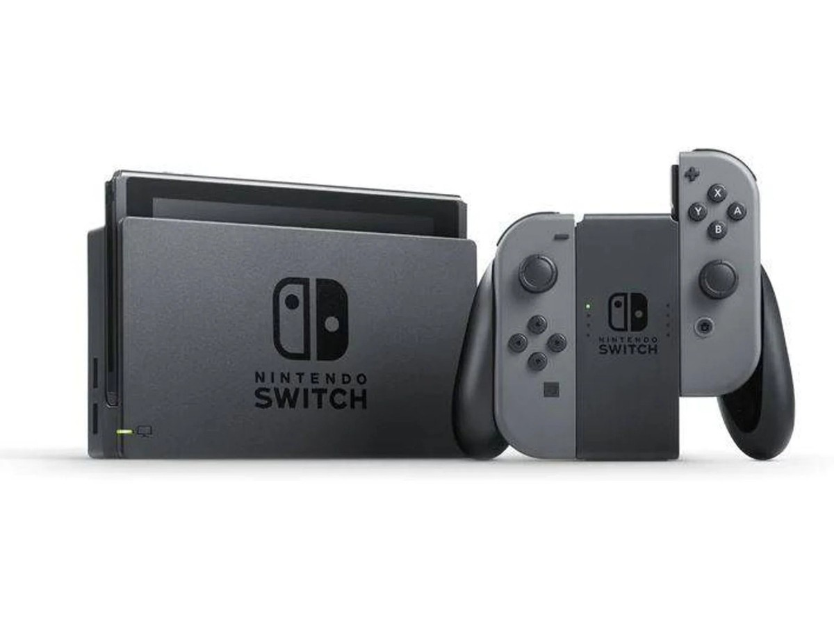 Nintendo Switch Gray Console System & Grey Joy-Con [Nintendo