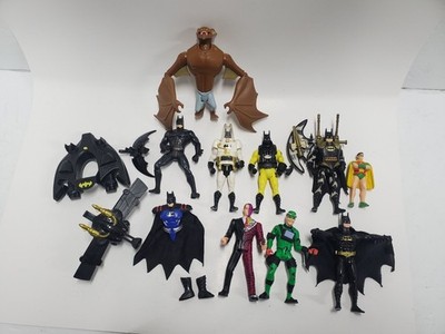 Vintage 1990s Batman Figure Parts Lot Air Attack Arctic Deep Dive Kenner Returns