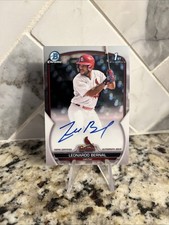 Leonardo Bernal 1st Auto 2023 Bowman Chrome #CPA-LB St. Louis Cardinals