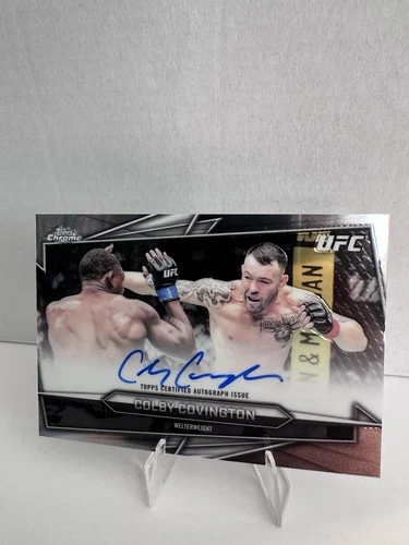 2026 Topps Chrome UFC Colby Covington Auto Autograph BAV-CC Certified Card