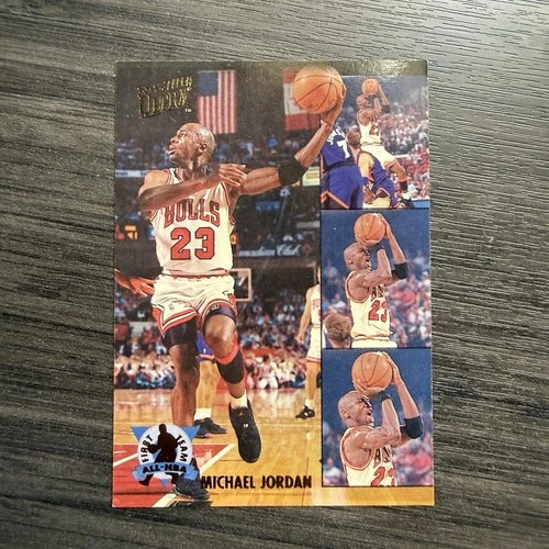 1993/94 Fleer Ultra MICHAEL JORDAN ALL-NBA FIRST TEAM CHICAGO BULLS 2/14🔥RARE🔥