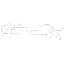 For 1999-03 Toyota Solara Intermediate Brake Line Kit Abs Steel Oin9903om