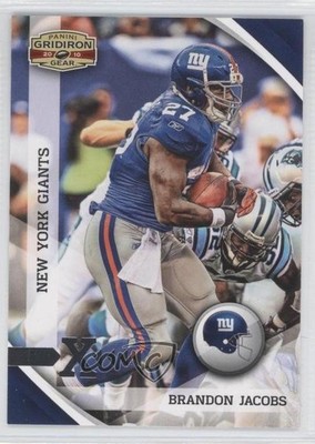 2010 Panini Gridiron Gear Silver X's 48/250 Brandon Jacobs #97 y0i