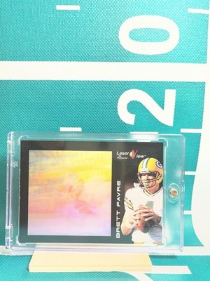 1996 Pinnacle Laser View BRETT FAVRE Card #7 Packers HOF