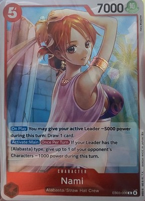 Nami EB03-006 x4 PLAYSET Extra Booster: One Piece Heroines Edition Foil