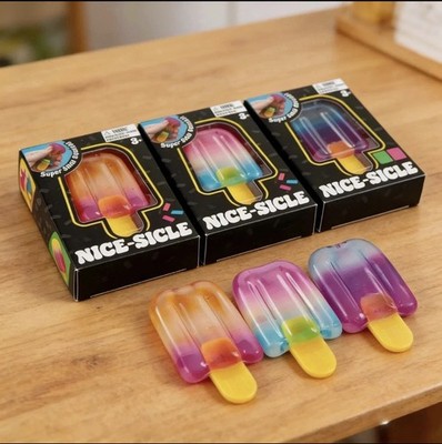 NeeDoh Eis Nice-Sicle Kind Erwachsene drückbarer Stressabbau sensorisches Spielzeug 