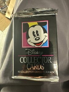 🔥 (2 packs) Vintage 1991 Impel Disney Cards Factory Sealed🔥 Mickey Mouse