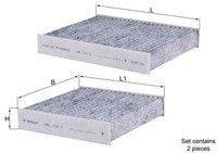 Knecht LAK 191/S Filter, Innenraumluft FüR CitroËN DS Mahindra MERCEDES-BENZ