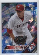 2016 Topps Box Set Chrome Sapphire Edition /250 Derek Holland #589 2f4