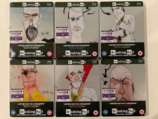 Breaking Bad Complete Series Blu-ray Steadman Steelbooks RARE  OUT OF PRINT 