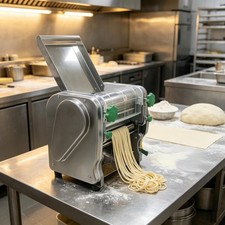 110V Commercial Electric Dough Press Machine,55-66 lb/h High Output,Round Blade