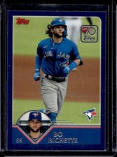 2021 Topps Bo Bichette 70 Years of Baseball #70YT-53 Blue Jays