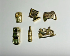 Monopoly Empire 2013, Replacement player tokens, lot of 6 Gold pieces