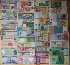 50 Different WORLD BANKNOTES Banknotes All World - From 50 Different Countries