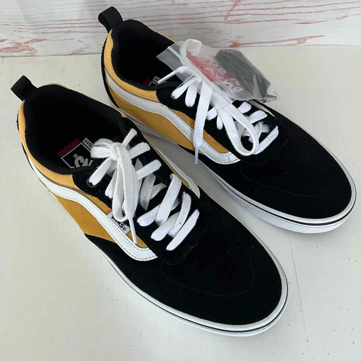 Vans kyle walker pro black deals gold