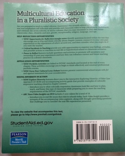 Multicultural Education in Pluralistic Society Philip C. Chinn Teacher Resource - Picture 4 of 4