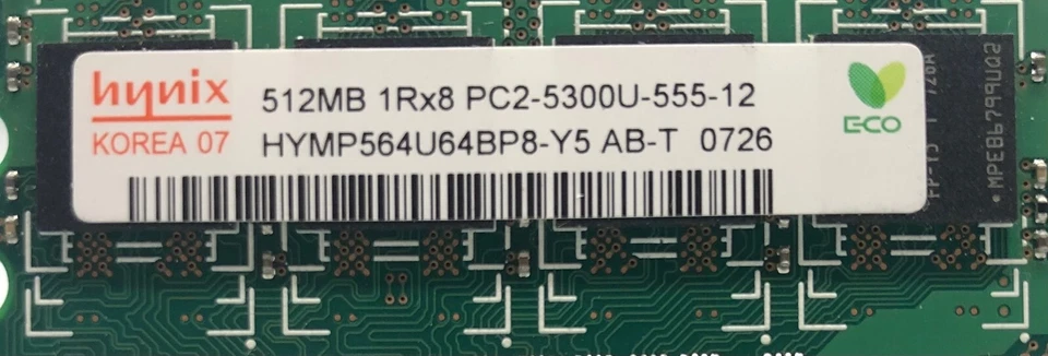 Desktop DDR2 Micron 256MBx2 400Mhz + Hynix 512MBx1 667Mhz - Lot of 3 DIMMs - Image 4 of 4