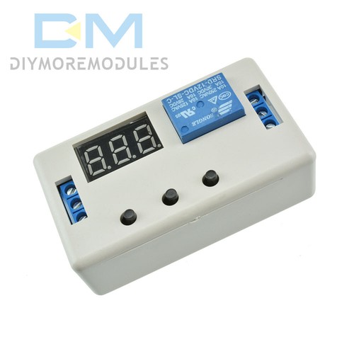 Módulo de retransmisión temporizador de control temporizador de retardo con pantalla LED digital de 12 V para automatización del hogar - Imagen 14 de 35