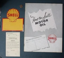 1954 Indianapolis Indiana Shell Motor Oil & Gas Station THREE piece set MAPS PC-