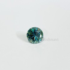 12-14 Cts Loose Decorato Blu Creato IN Laboratorio Diamante VVS1 Certificato!