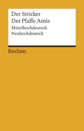 Thumbnail - Der Pfaffe Amis Mittelhochdeutsch/neuhochdeutsch 6533