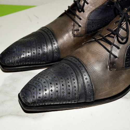 Jo Ghost Leather Lace Up Shoes Men 43 - Picture 7 of 17