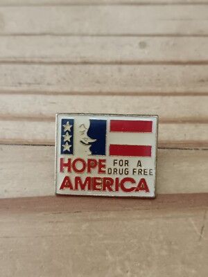 Anstecknadeln Anstecknadel Emaille 31 VERSCHIEDENES für à drogenfrei ''HOPE AMERICA'' 