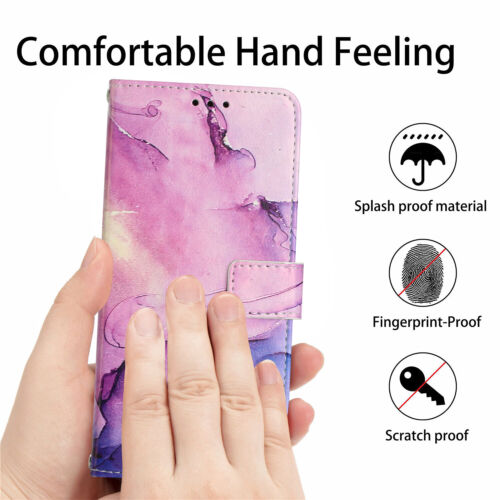 Magnetic Flip Stand Wallet Leather Case For Motorola Moto G Stylus/Play/Power - Picture 40 of 41