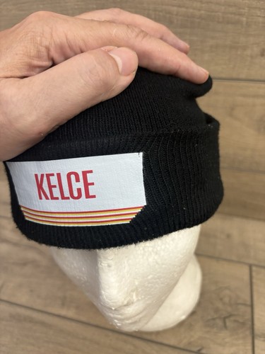NFL Kansas City Chiefs Invierno Tejido Sombrero Gorra Gorro. Travis Kelce. Negro. - Imagen 10 de 10