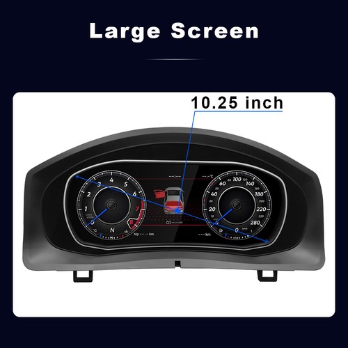 10.25" Digital Dashboard For VW Tiguan 2009-2017 Cluster Replace LCD Instrument - Picture 11 of 11