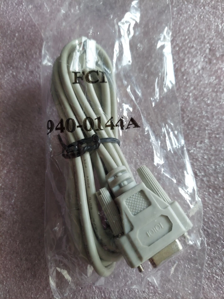 5 LOT NEW FCI 940-0144A APC SMART-UPS Console Configuration Cable Serial RJ-12 - Image 2 of 3