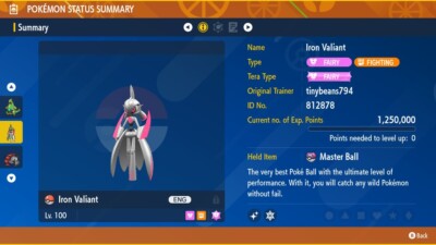 SHINY SCARLET PARADOX BUNDLE⭐Max IV Battle Ready⭐Pokemon Scarlet and Violet⭐ | UK